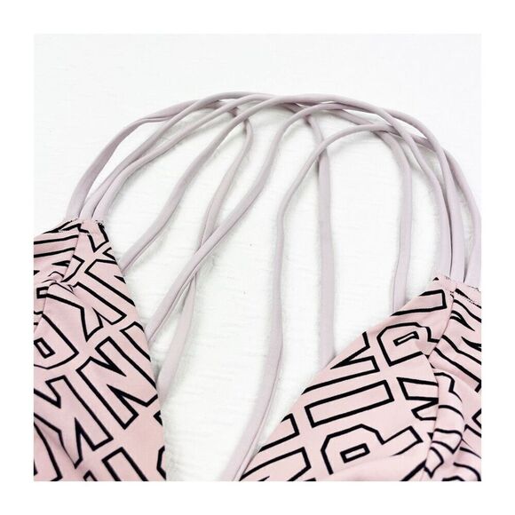 BUY 1 GET 1 FREE Victorias Secret lace bralette black pink small triangle strapp - Picture 3 of 7